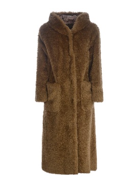 Coat Herno Made Of Soft Eco-fur