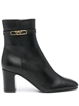 Ea7 Emporio Armani Leather Boots