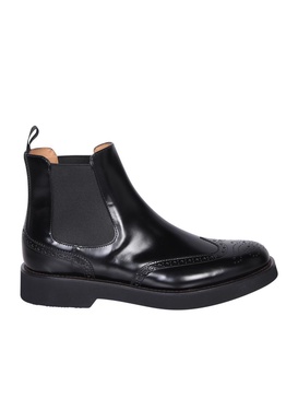 Ketsby Polish Black Ankle Boots