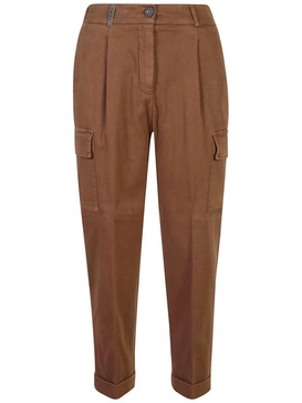 Peserico Trousers in Brown