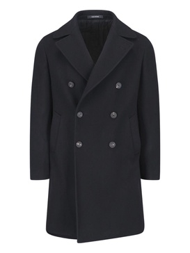 Tagliatore Notched-Lapels Double-Breasted Coat