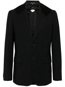 single-breasted wool blazer