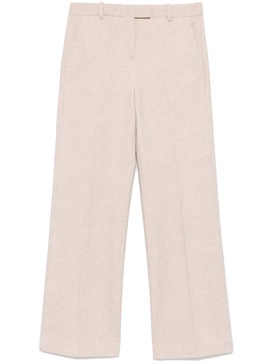 Circolo 1901 Cotton Trousers in Beige