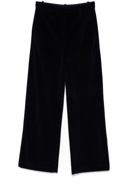 Circolo 1901 Cotton Pants With A Velvety Effect in Blue