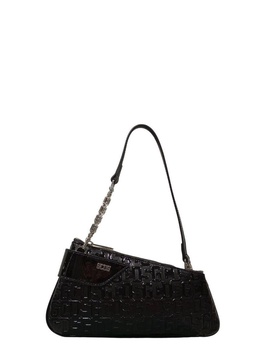 Gcds Comma Night Patent Monogram Bag