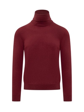 Malo Cashmere Sweater in Red