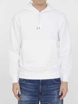 White Cotton Hoodie