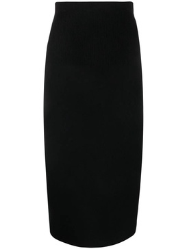 Victoria Beckham Fitted Midi Skirt Clothing