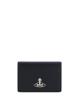 Vivienne Westwood Grained Faux Leather Card Holder Accessories