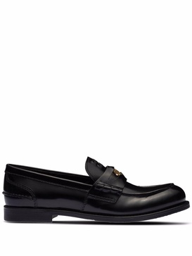 Black Leather Loafers