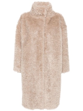 faux-fur coat