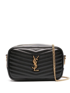 Saint Laurent Lou Logo Plaque Mini Shoulder Bag