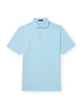 Albatross Pima Cotton-Blend Piqué Polo Shirt