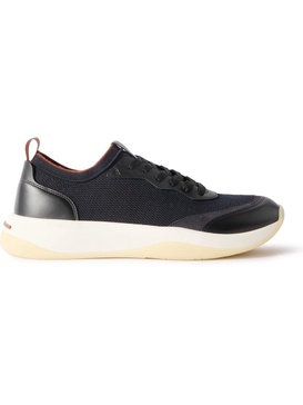 410 LP Walk Leather-Trimmed Wish® Wool Sneakers