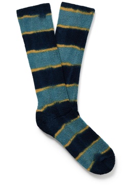 Old Surf Stripes Cotton-Blend Terry Socks