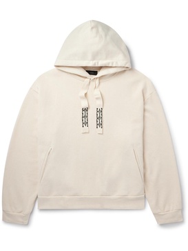 Akasha Embroidered Cotton-Jersey Hoodie