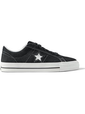 One Star Pro Leather-Trimmed Suede Sneakers