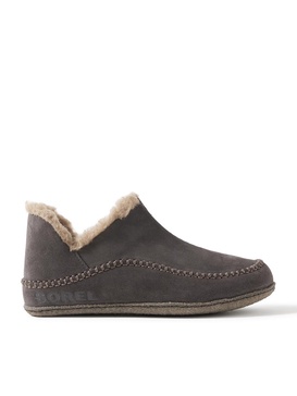 MANAWAN™ II Faux Shearling-Lined Suede Slippers