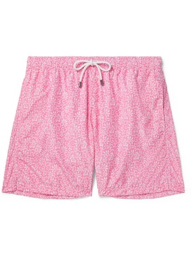 Floral-Print Shell Swim Shorts