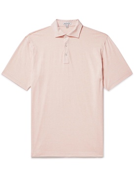 Pilot Striped Pima Cotton-Jersey Polo Shirt