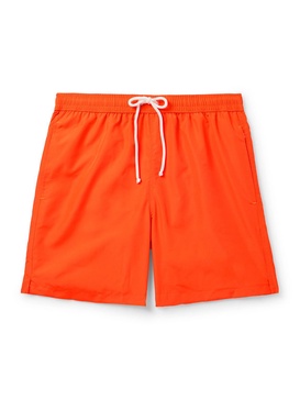 Straight-Leg Mid-Length Swim Shorts