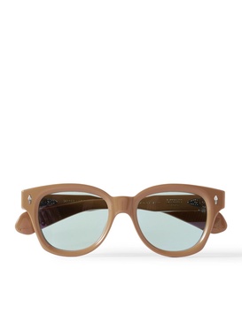 Mojave Round-Frame Acetate Sunglasses