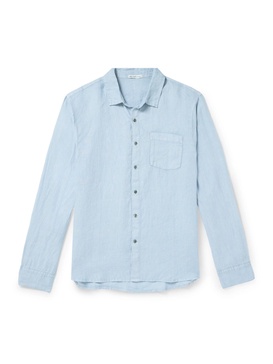 Garment-Dyed Linen Shirt