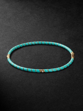 Gold, Enamel and Diamond Bracelet