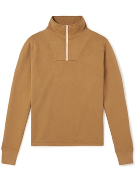 Yacht Cotton-Jersey Zip-Up Sweatshirt