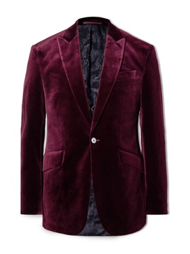 Newport Cotton-Velvet Tuxedo Jacket