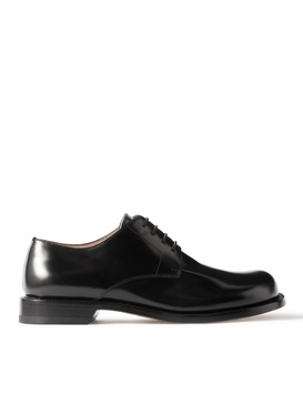 Terra Glossed-Leather Derby Shoes