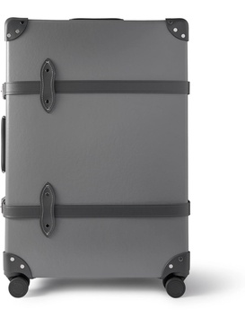 + 007 Leather-Trimmed Vulcanised Fibreboard Check-In Suitcase