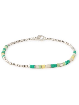 Volta Sterling Silver and Enamel Beaded Bracelet