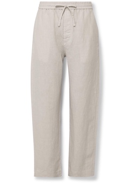 Bradford Straight-Leg Linen Drawstring Trousers