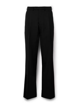 Amo Wide-Leg Pleated Wool, Mohair and Linen-Blend Suit Trousers