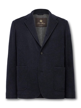 Spagna Unstructured Cashmere-Blend Jersey Suit Jacket