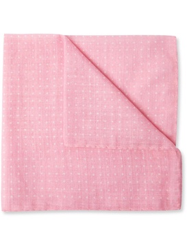 Polka-Dot Cotton-Voile Pocket Square