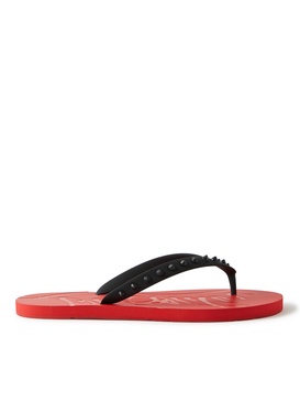 Loubi Flip Spiked Rubber Flip Flops