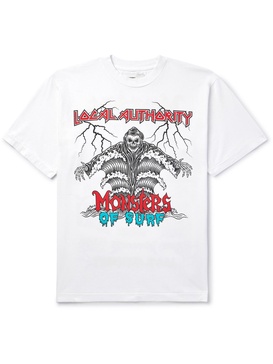 Monsters of Surf Logo-Print Cotton-Jersey T-Shirt