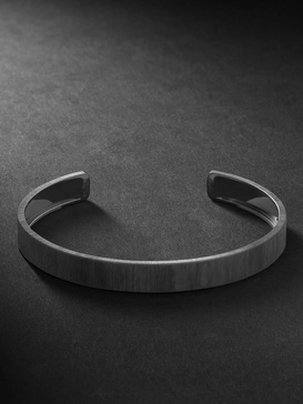 Macri Blackened White Gold Cuff