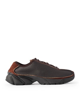 Klove Leather and Suede-Trimmed Canvas Sneakers