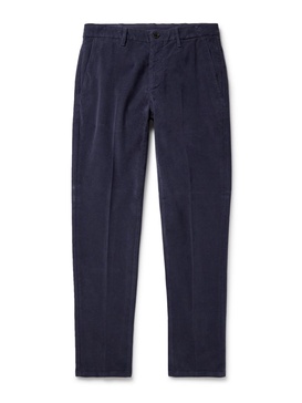 Jagger Slim-Fit Straight-Leg Garment-Dyed Cotton-Blend Corduroy Trousers