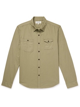 Garment-Dyed Cotton-Twill Shirt