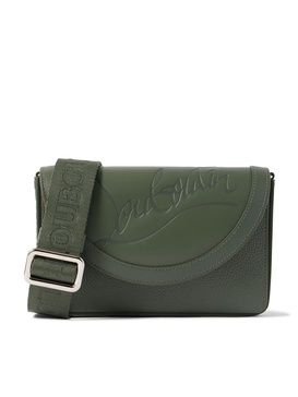 Explorafunk Rubber-Trimmed Logo-Embossed Leather Belt Bag