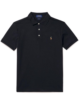 Slim-Fit Logo-Embroidered Pima Cotton Polo Shirt