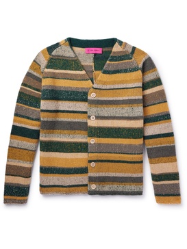 Striped Cashmere Cardigan