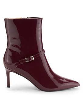 68MM Nellie Patent Leather Ankle Boots