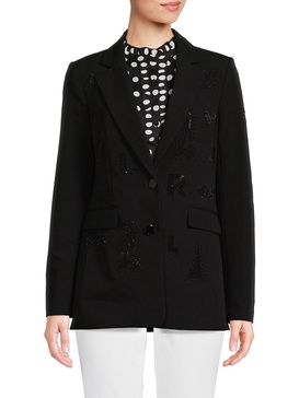 Hotfix Embellished Blazer