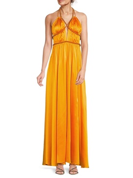 Salee Satin Empire Gown