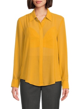 Sheer Point Collar Shirt